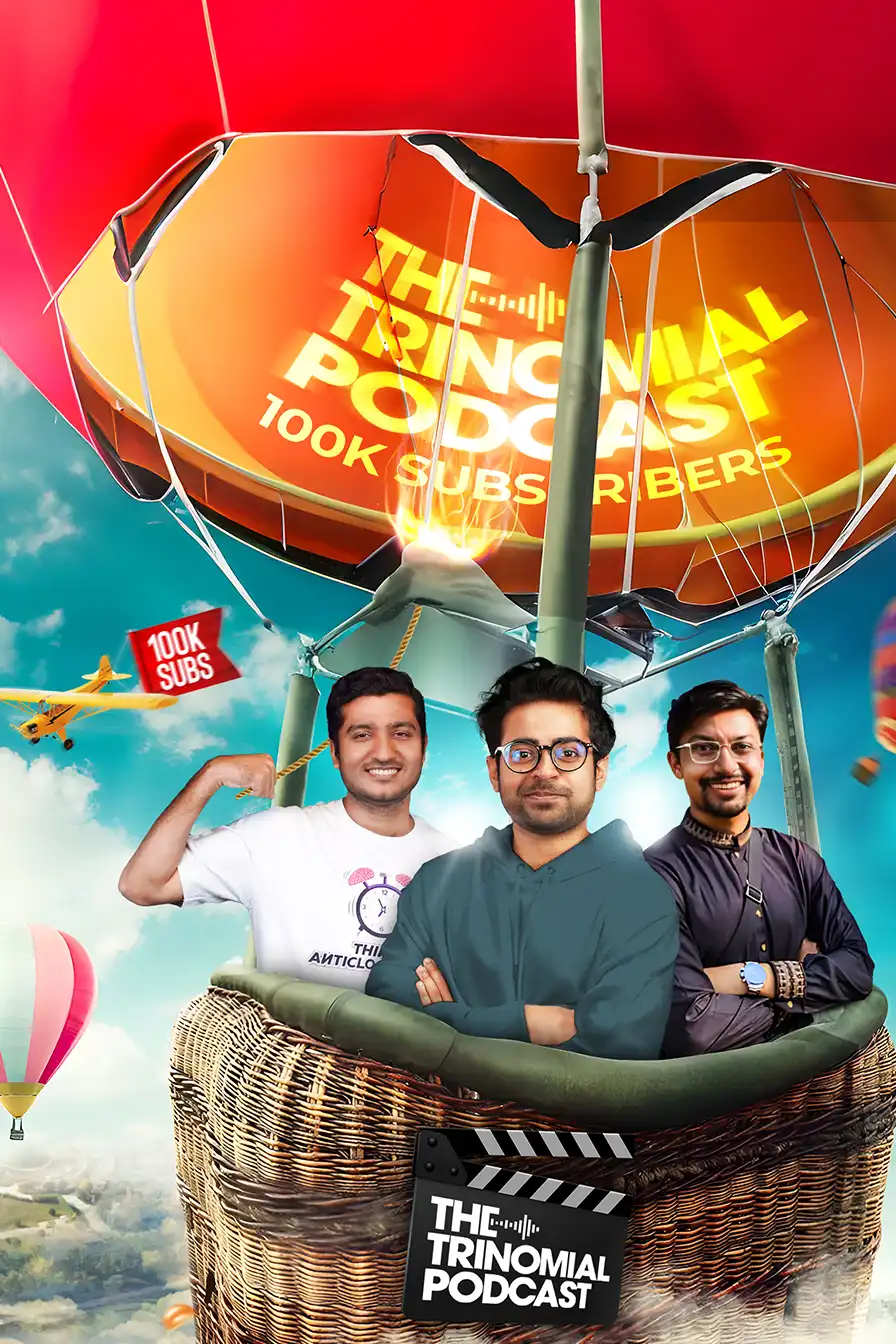 Trinomial Podcast 100k Special Fanmade Poster